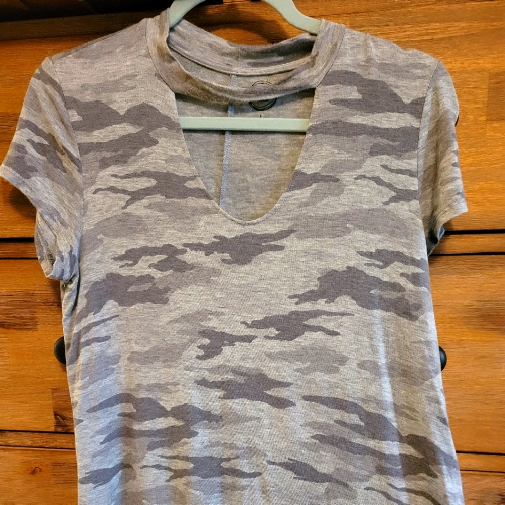 Maurices 24/7 camo top